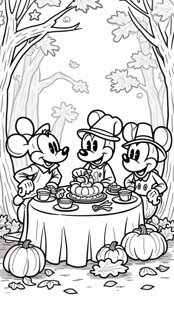 coloriage de Mickey de Mickey Mickey